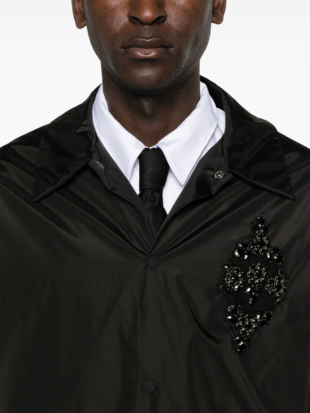 Long Puff Sleeve Utility Coat