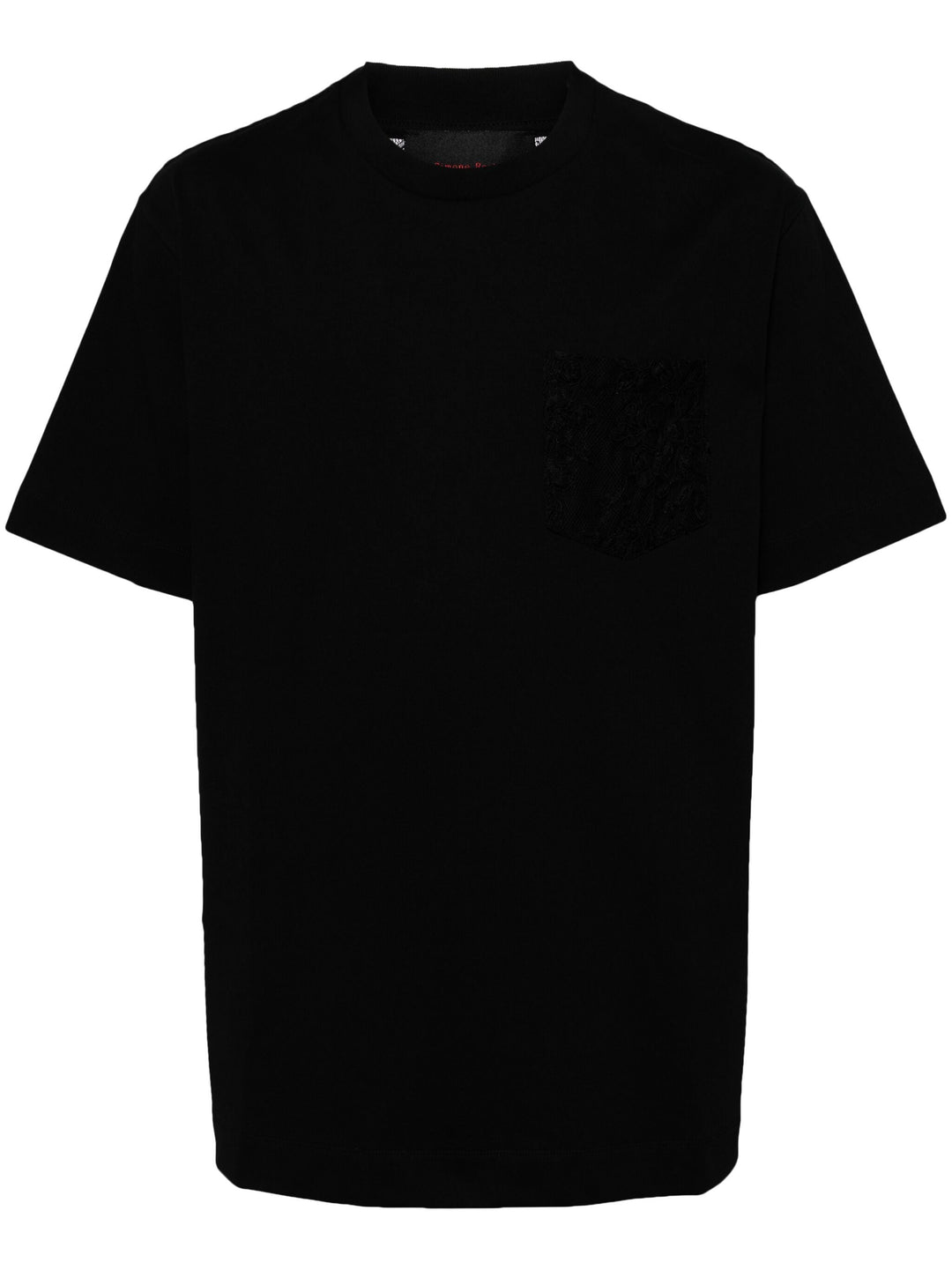 Sheer Lace Panel T-Shirt