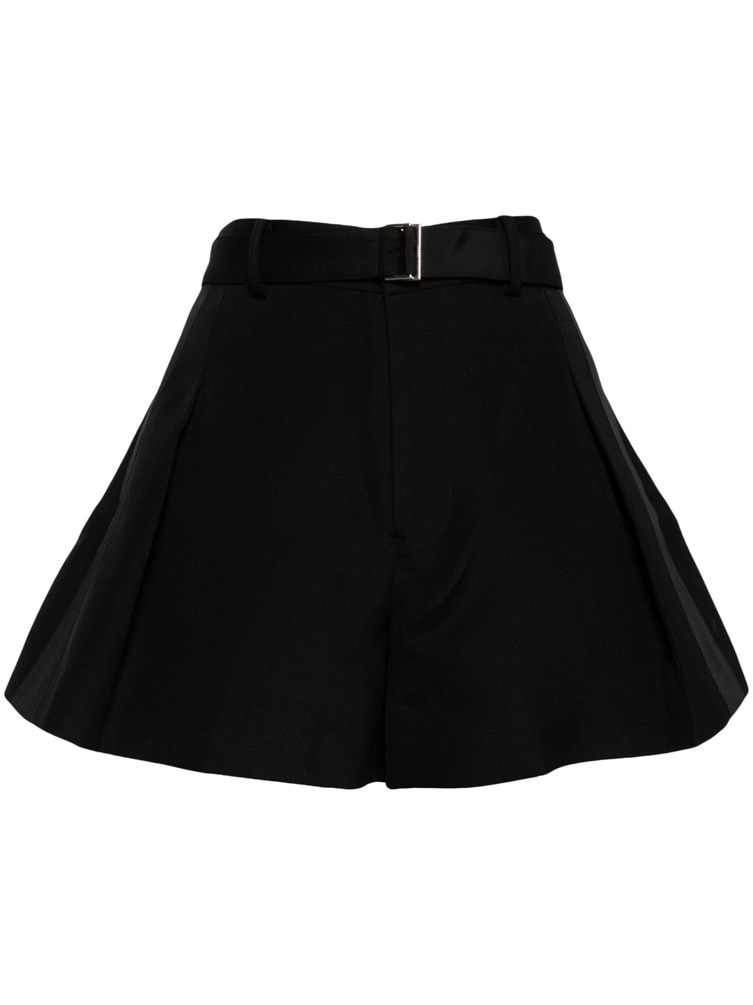 Double-Faced Silk Cotton Shorts