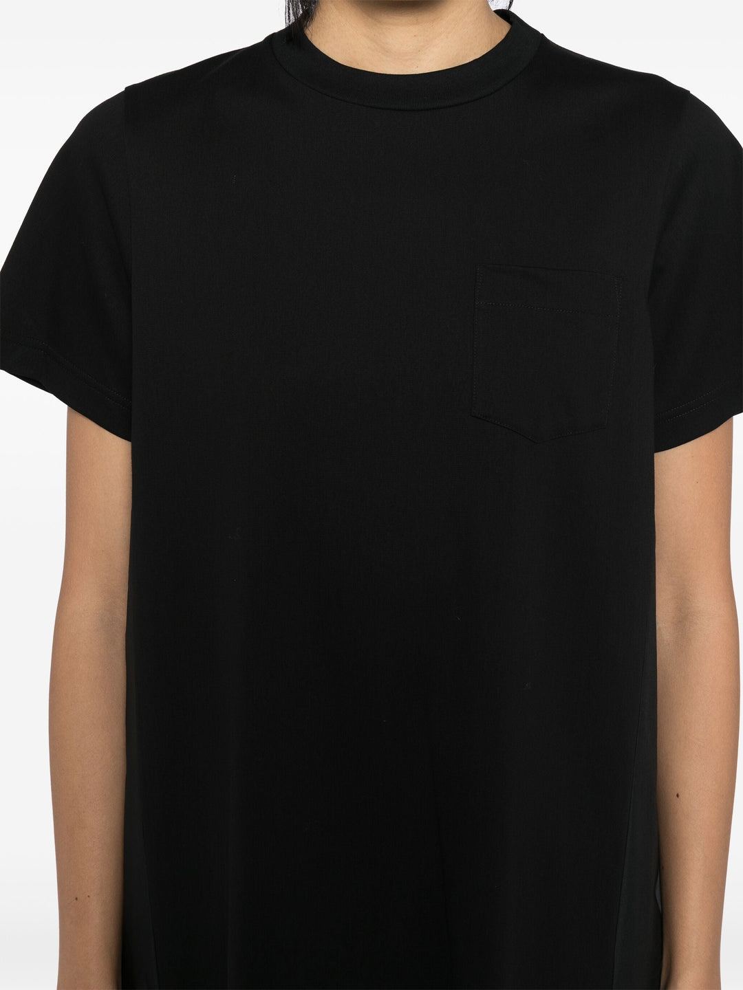 Cotton Poplin X Cotton Jersey Dress