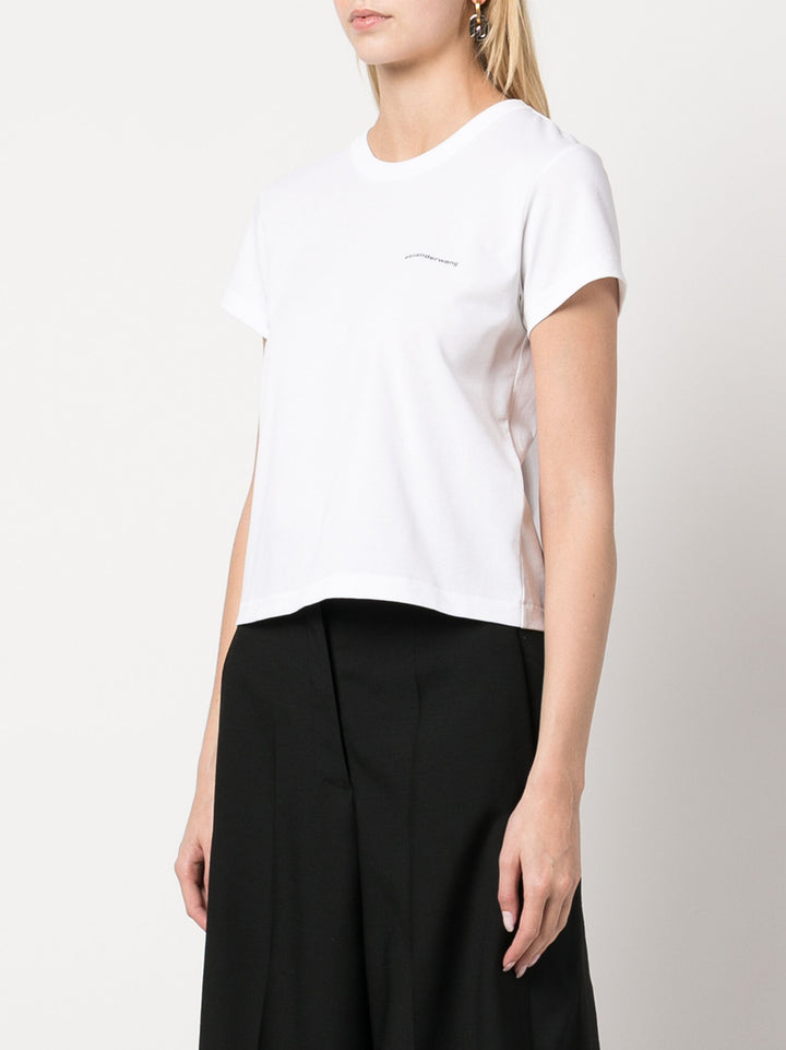 Shrunken Tee In High Twist Jersey