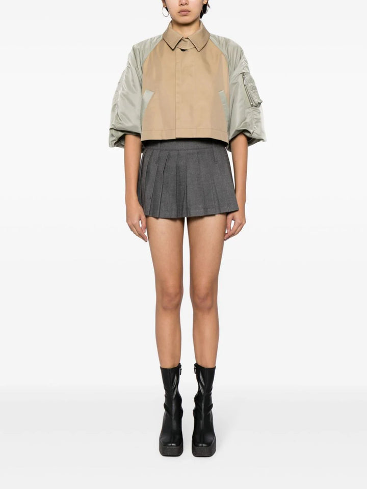 棉質華達呢 x 尼龍斜紋夾克