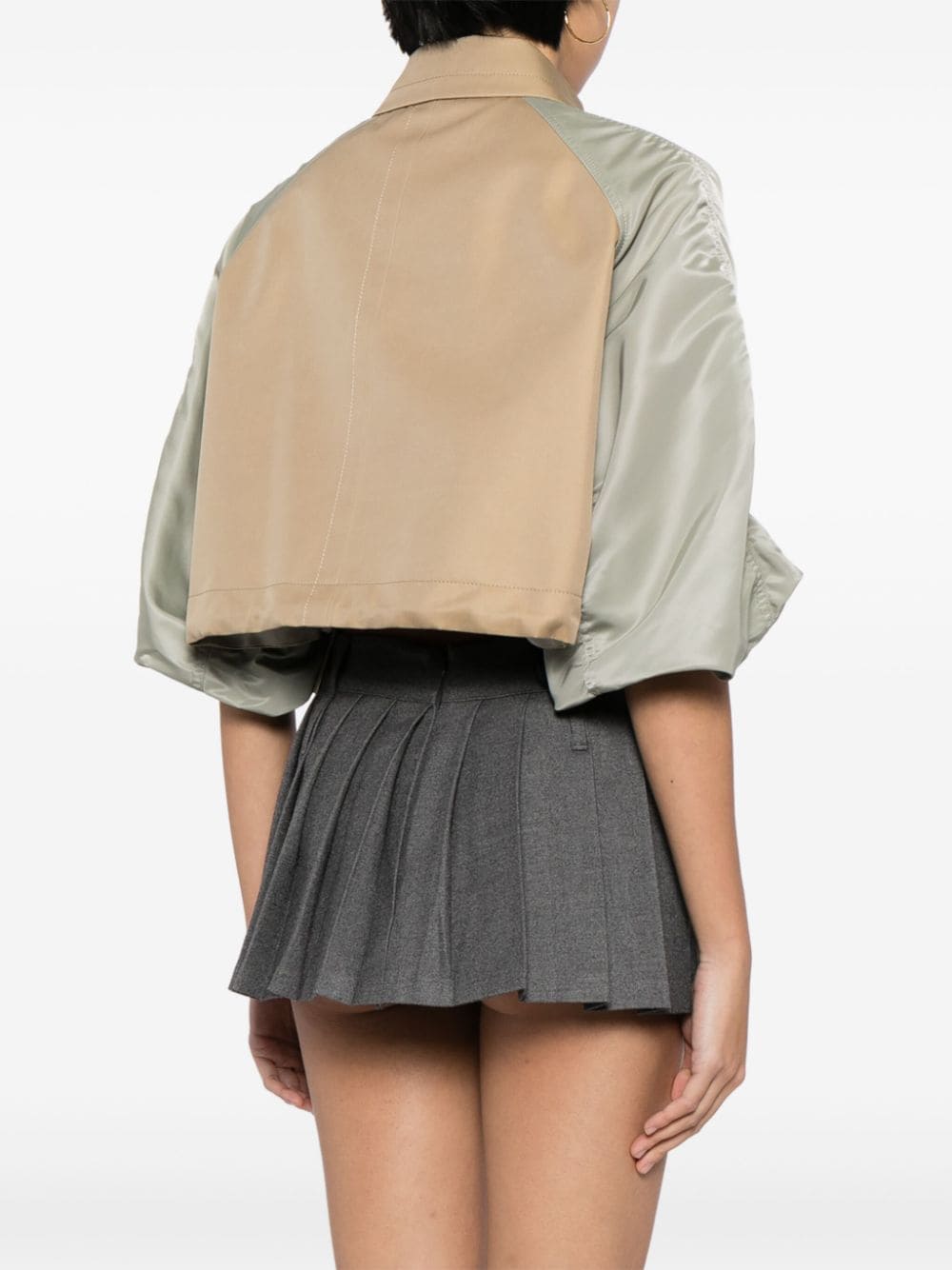 棉質華達呢 x 尼龍斜紋夾克