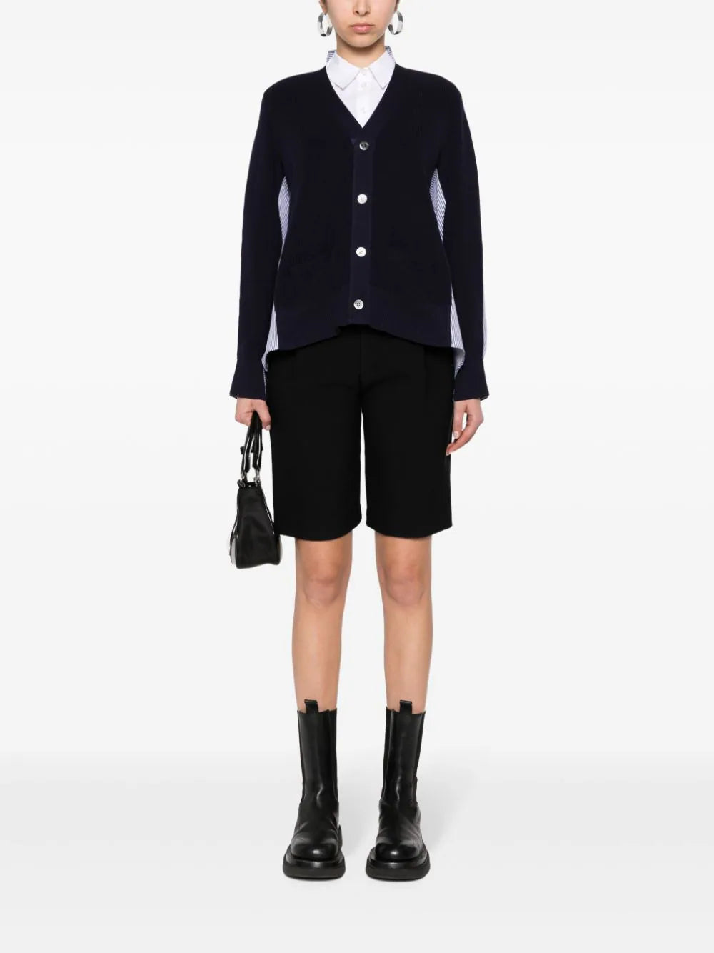 sacai Cotton Knit Cardigan - view 2