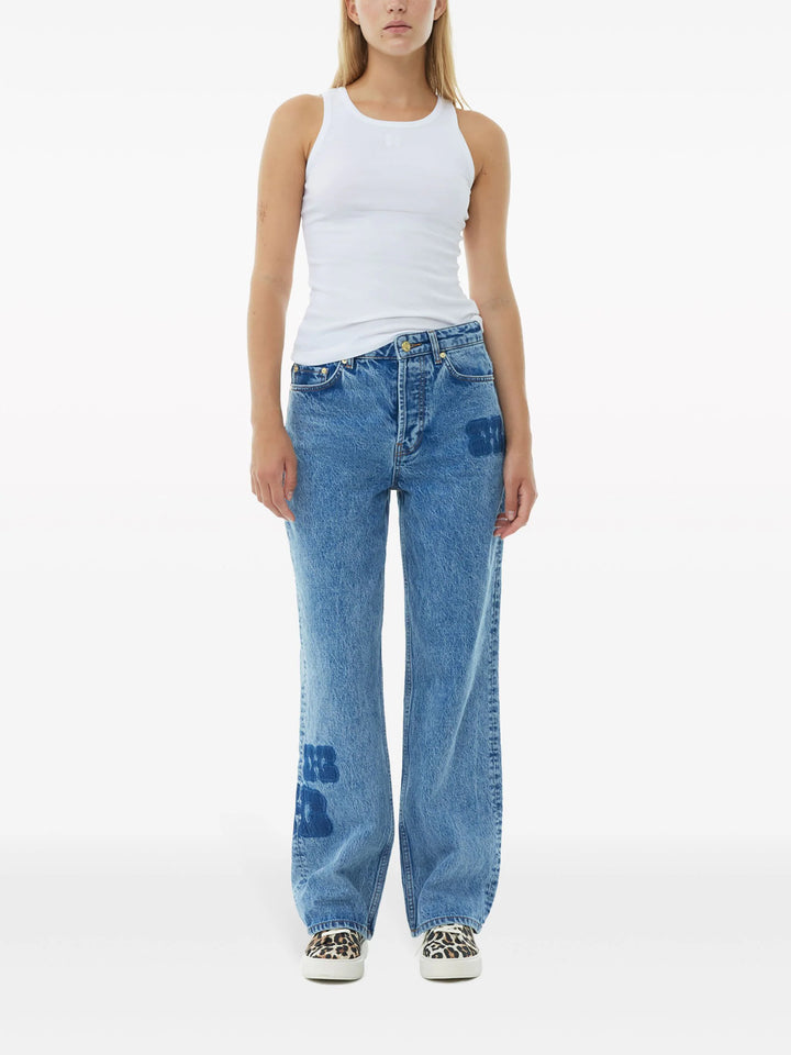 拼布 Izey 牛仔褲