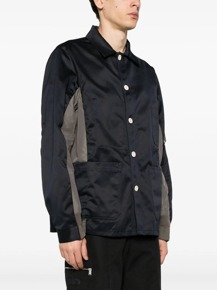 Cotton Chino x Nylon Twill Blouson