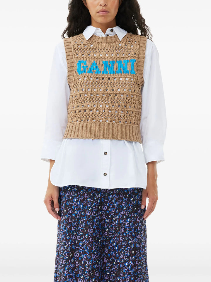 Cotton Rope Short Vest
