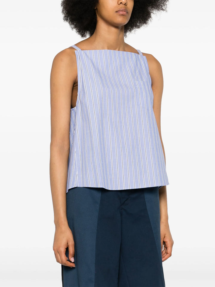 Cotton Poplin Camisole Shirt