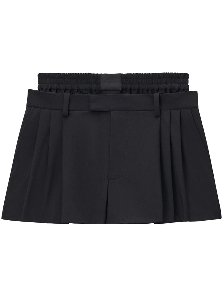 Pre-Styled Pleated Short With Boxer Waistband