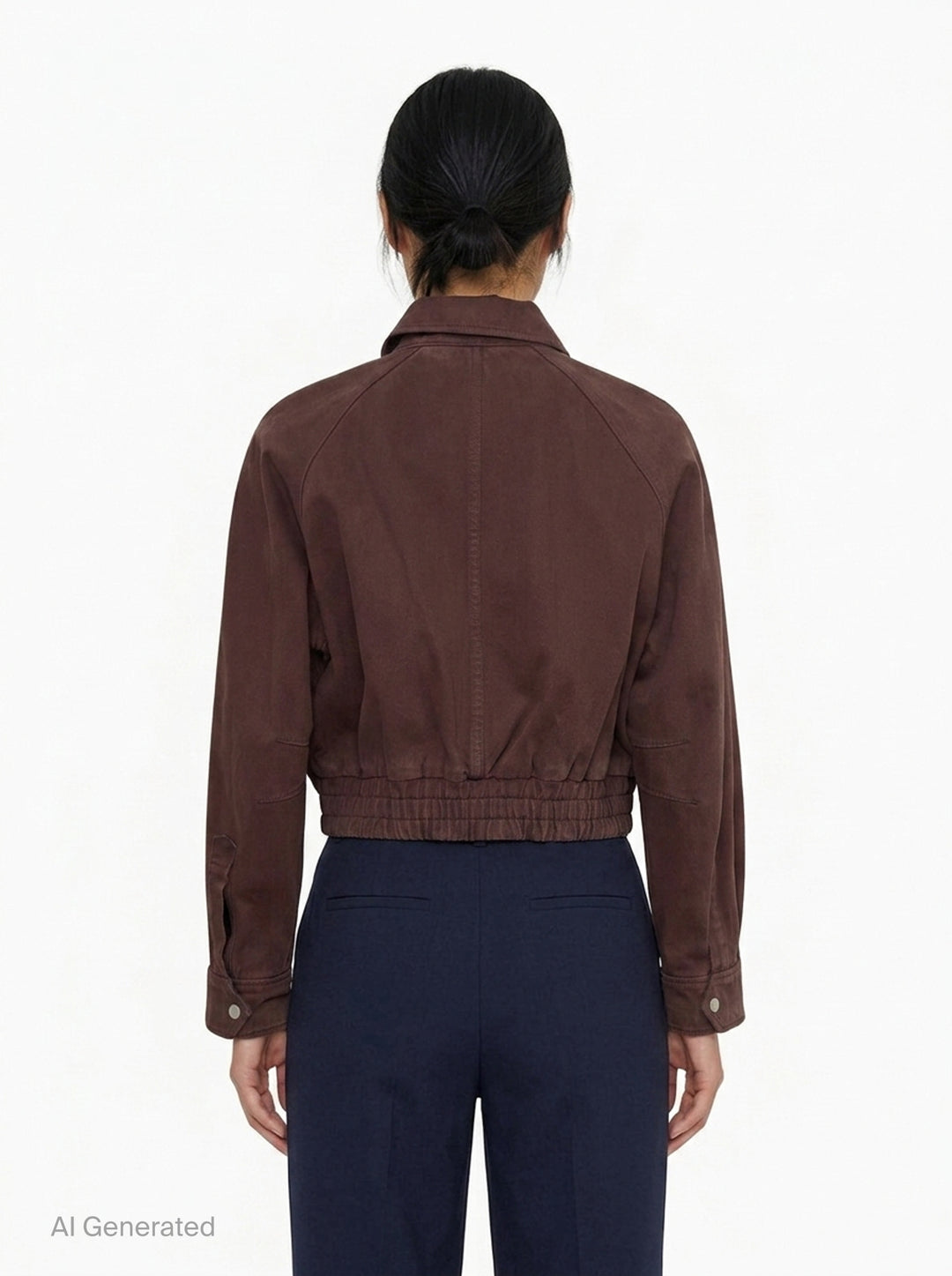 Cropped Denim Bomber Jacket | 3.1 Phillip Lim | Club21 - back