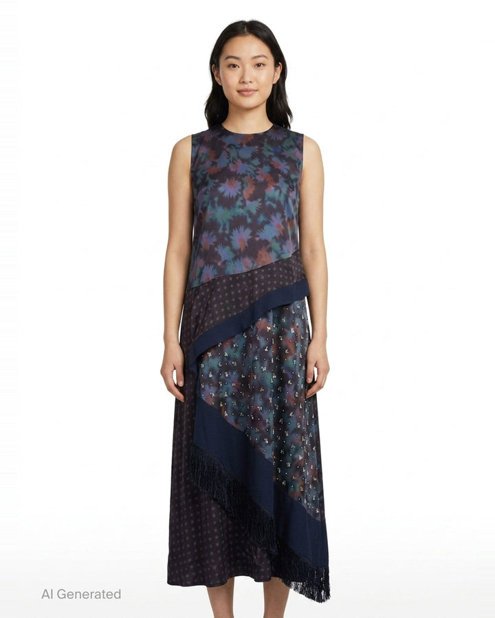 Desert Flower Layered Midi Dress | 3.1 Phillip Lim | Club21 - front