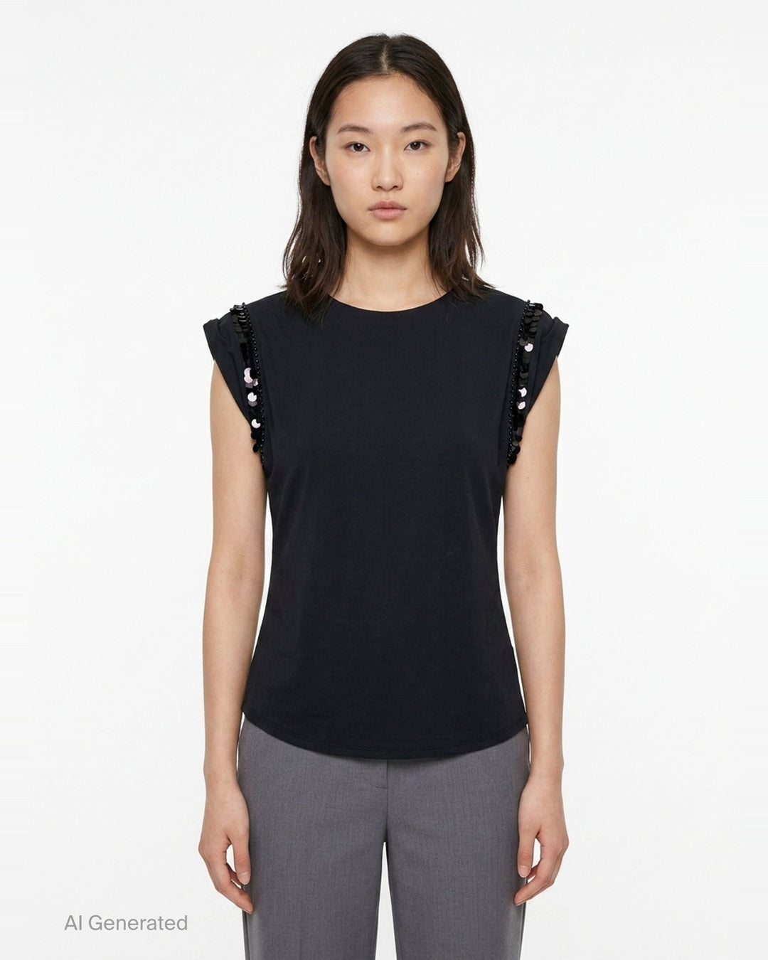 Embellished Draped Jersey Top | 3.1 Phillip Lim | Club21 - front