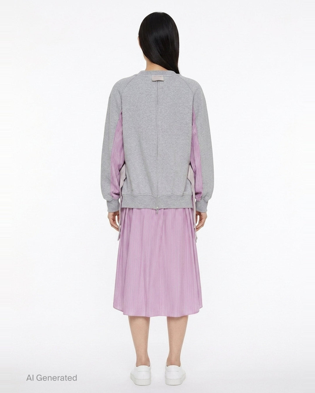 French Terry Midi Dress | 3.1 Phillip Lim | Club21 - back