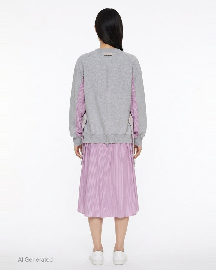 French Terry Midi Dress | 3.1 Phillip Lim | Club21 - back