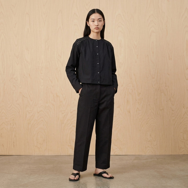 Gathered Poplin Studded Blouse | 3.1 Phillip Lim | Club21 - lifestyle