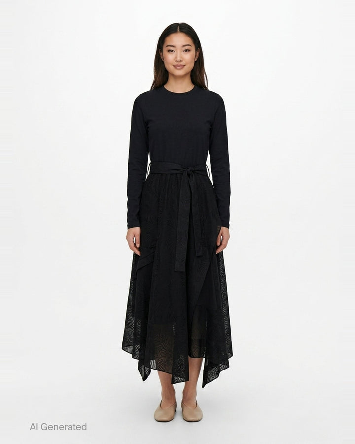Long Sleeve Organza T-Shirt Dress | 3.1 Phillip Lim | Club21 - front