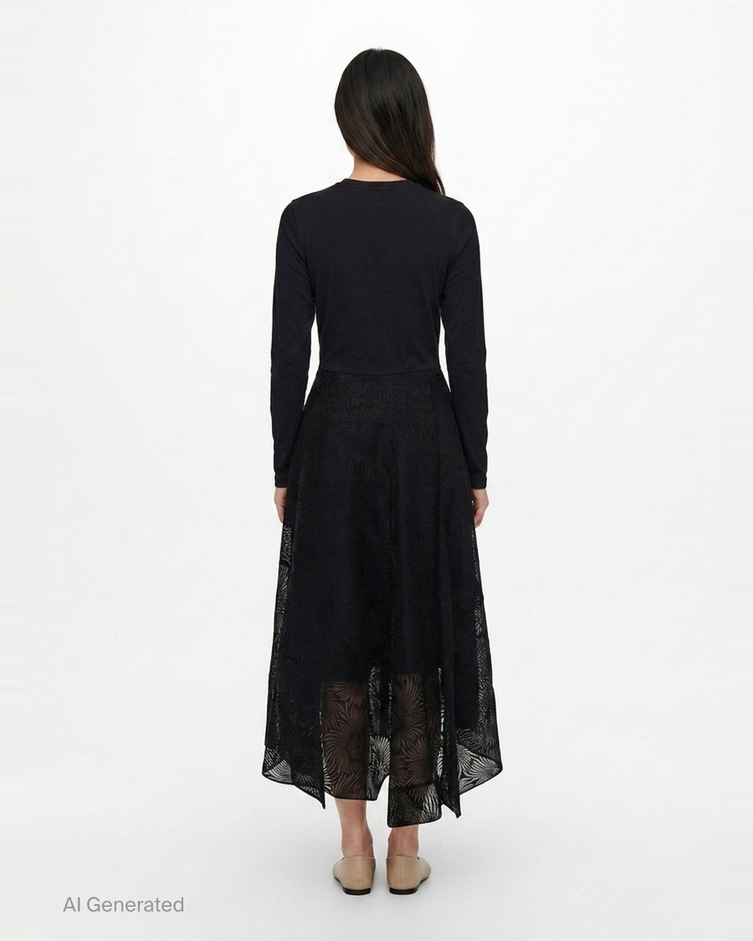Long Sleeve Organza T-Shirt Dress | 3.1 Phillip Lim | Club21 - back
