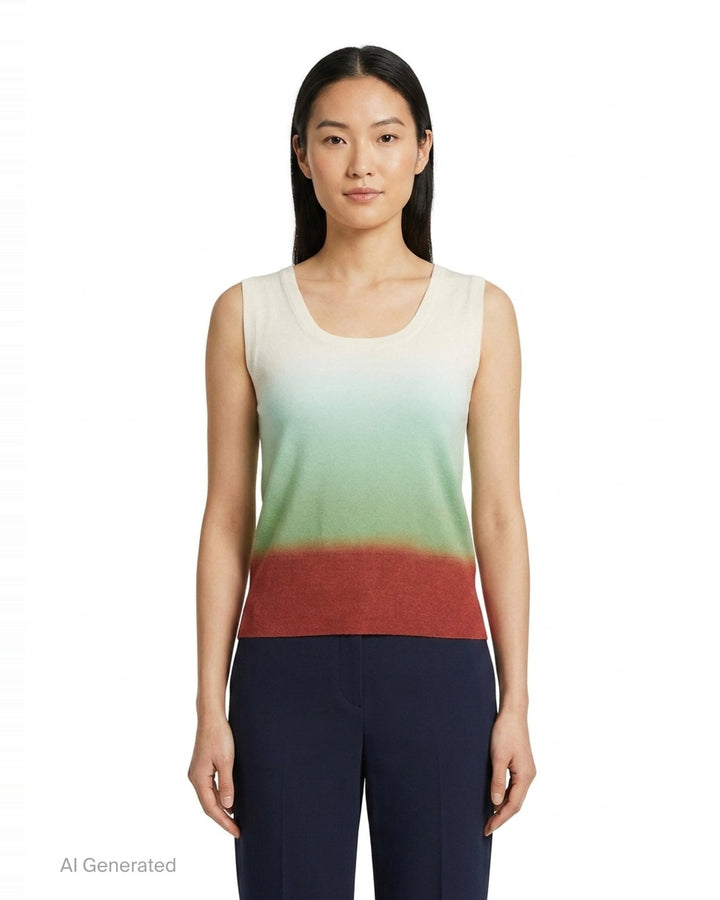 Ombre Scoop Neck Tank | 3.1 Phillip Lim | Club21 - front