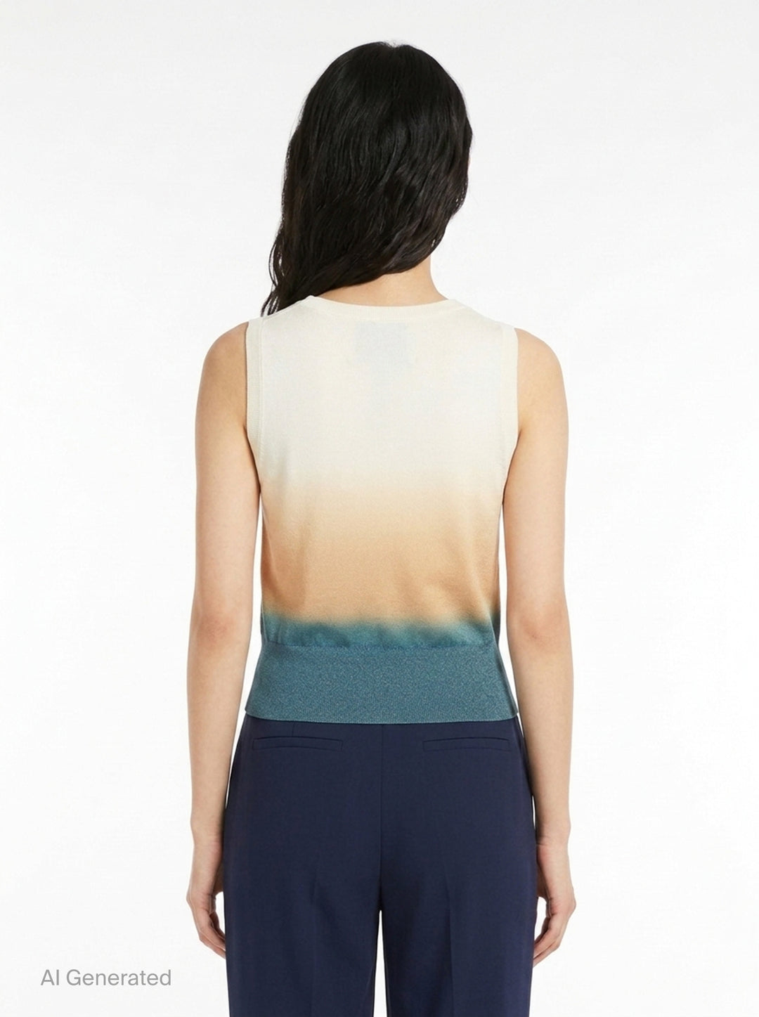 Ombre Scoop Neck Tank | 3.1 Phillip Lim | Club21 - back