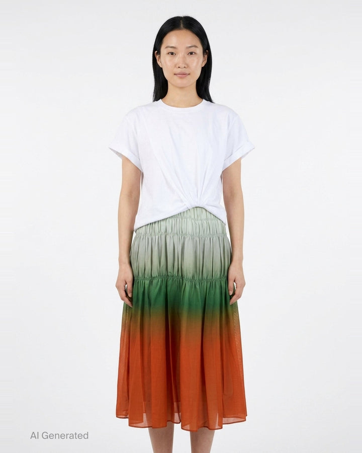 Ombre T-Shirt Combo Dress | 3.1 Phillip Lim | Club21 - front