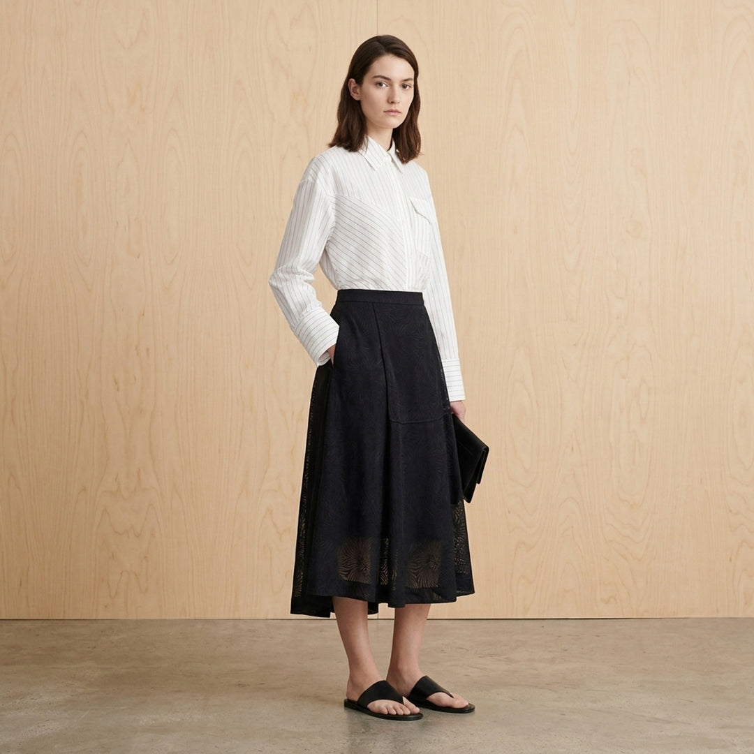 Organza Fil Coupé Midi Skirt | 3.1 Phillip Lim | Club21 - lifestyle