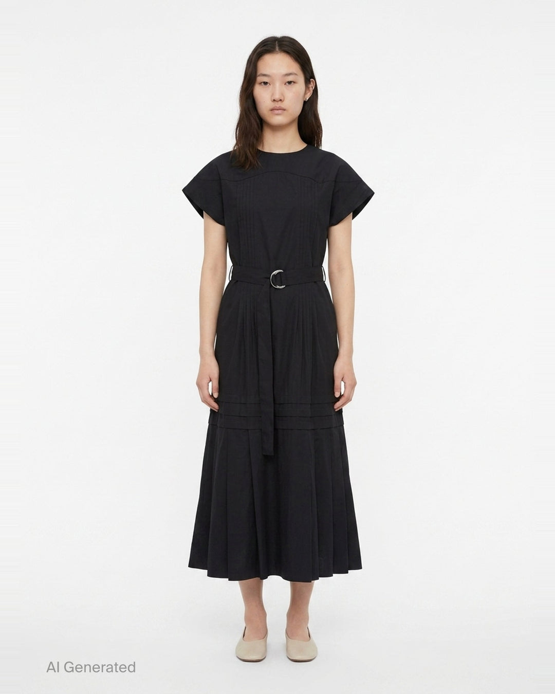 Pleated Poplin Midi Dress | 3.1 Phillip Lim | Club21 - front