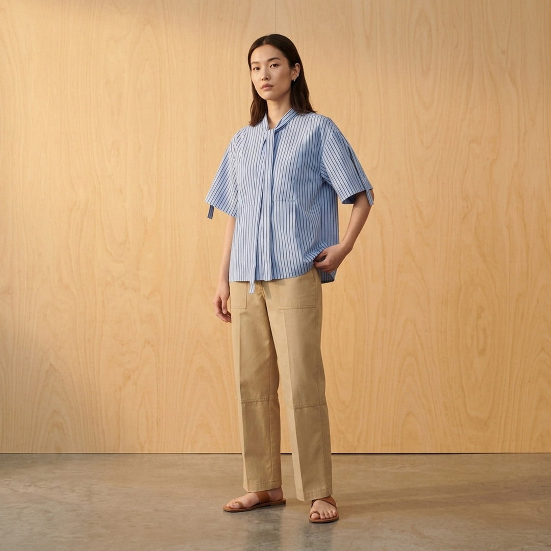 Short Sleeve Striped Blouse | 3.1 Phillip Lim | Club21 - lifestyle