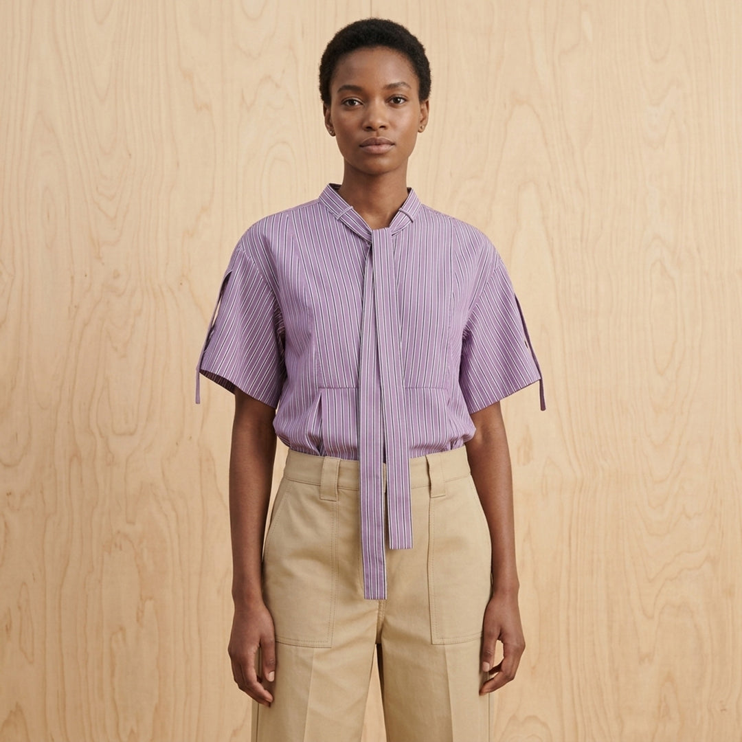 Short Sleeve Striped Blouse | 3.1 Phillip Lim | Club21 - lifestyle