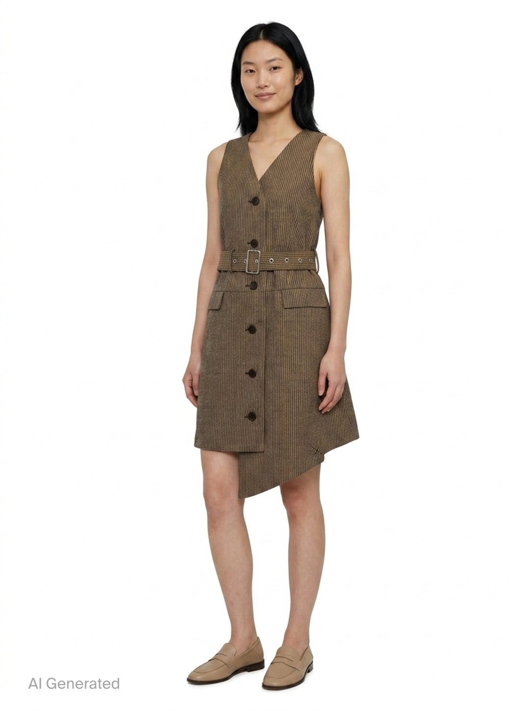 Tweed Belted Midi Dress | 3.1 Phillip Lim | Club21 - front