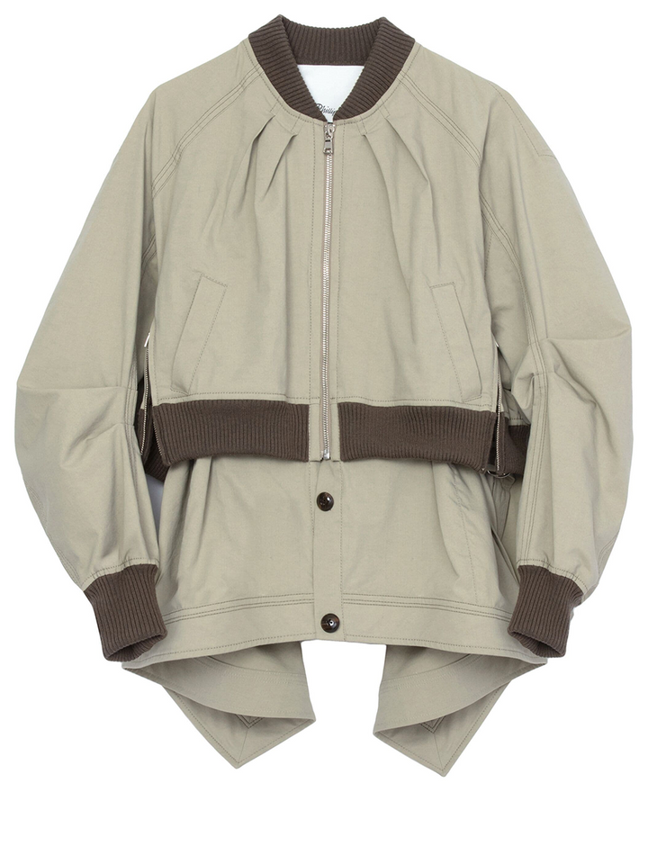 Double Layered Bomber Jacket
