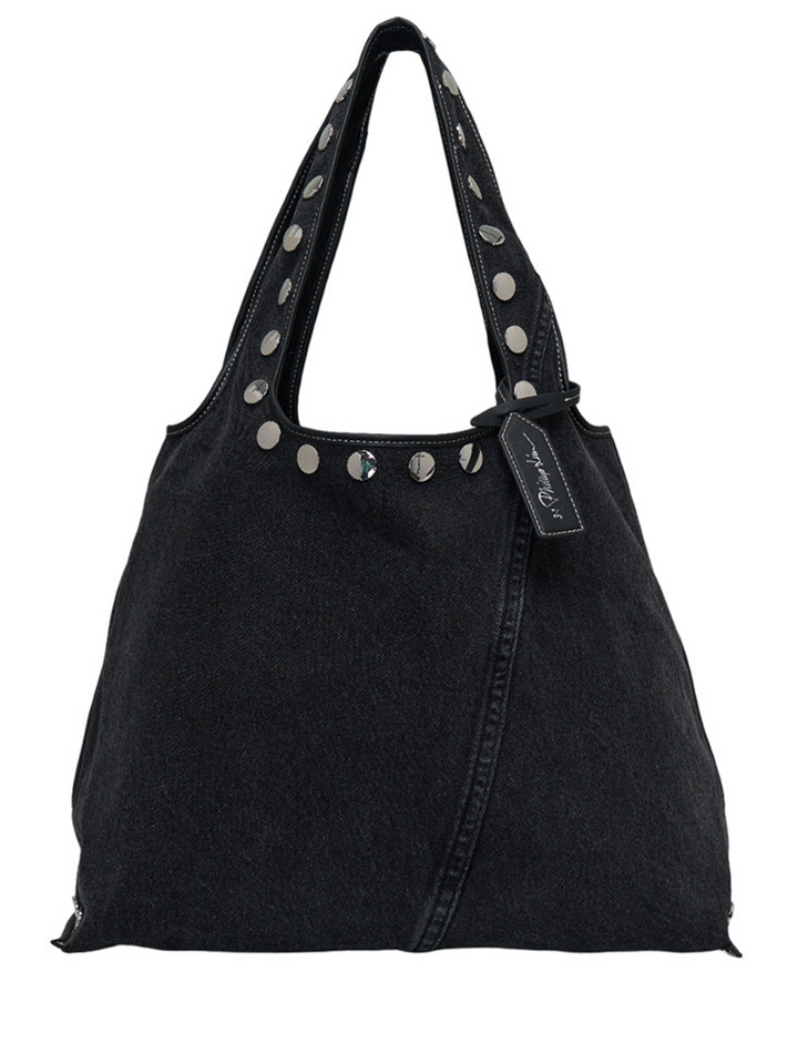 Washed Denim Market Tote