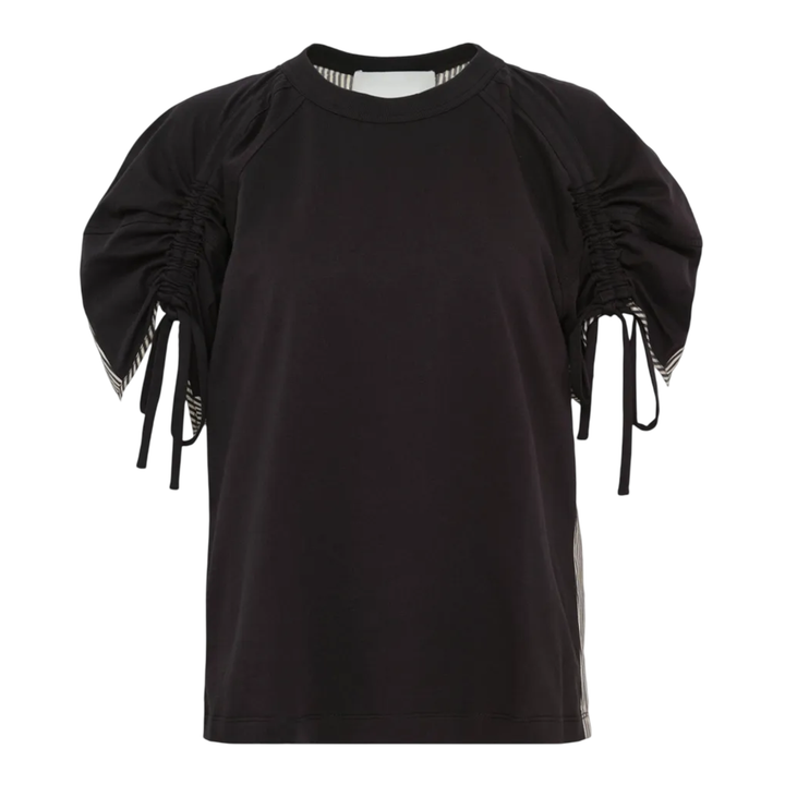 Ruched Sleeve T-Shirt