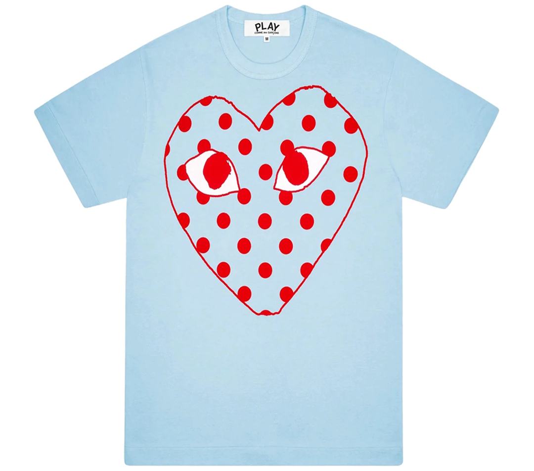 Neon Polka Dot Heart Tee Women