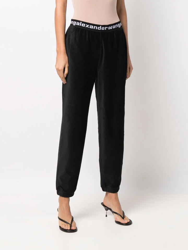 Stretch Corduroy Pant With Logo Waistband