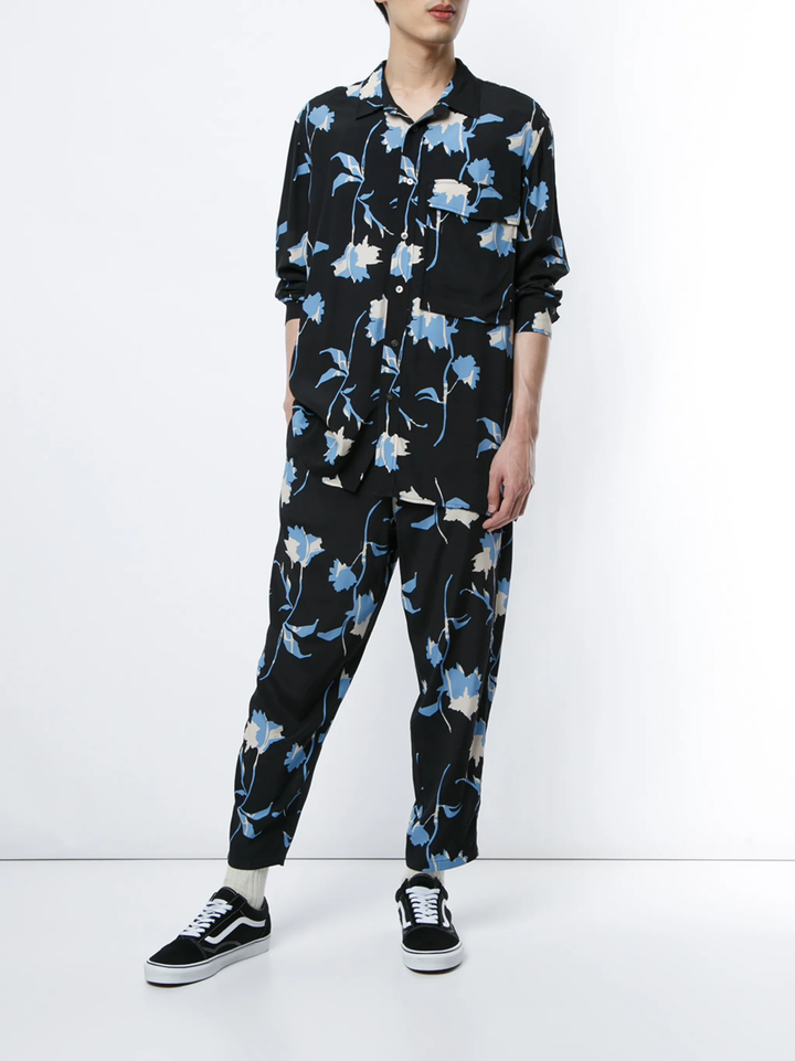 Floral Printed Long Sleeve Shirt