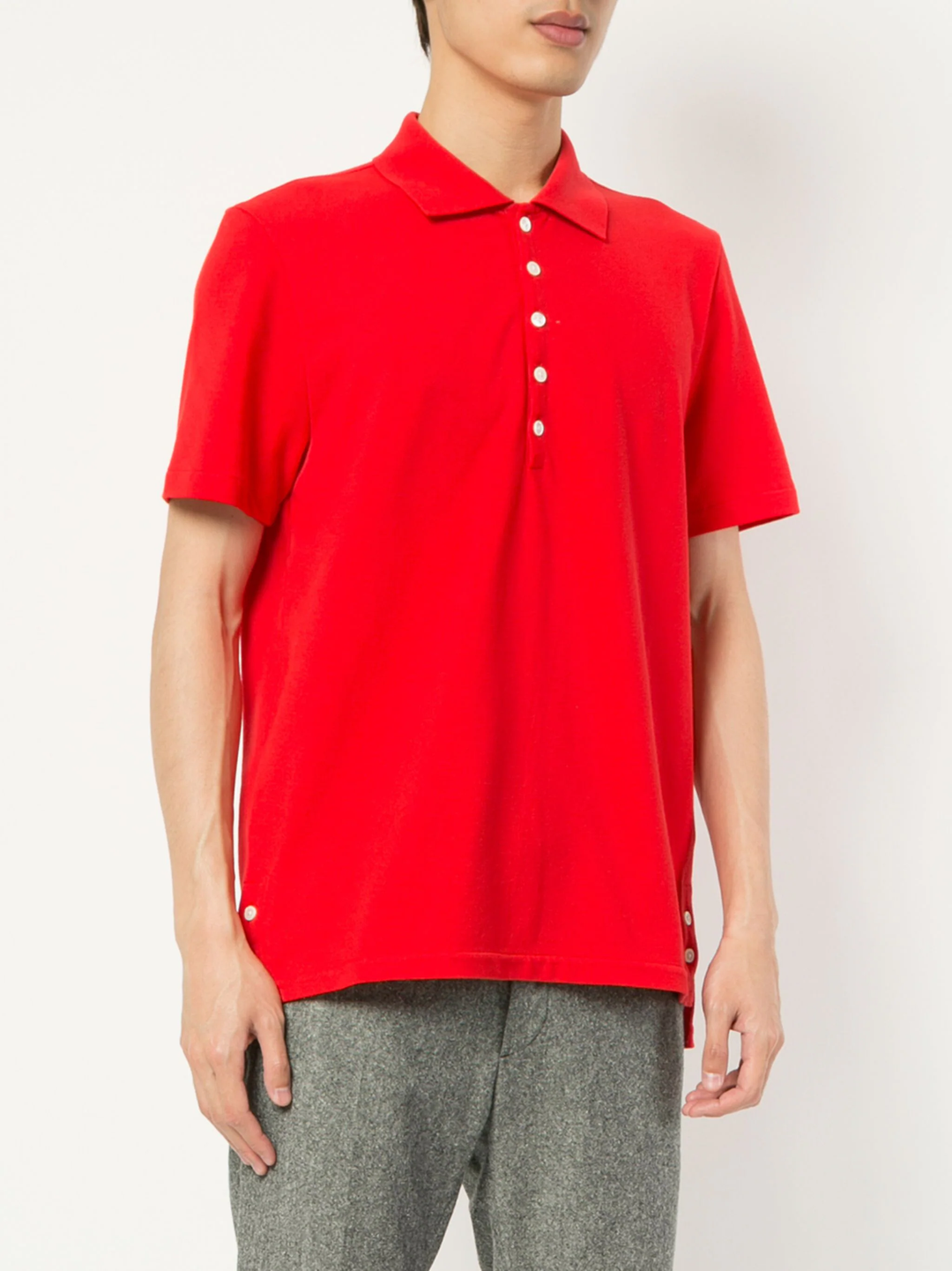 Classic Pique Stripe Relaxed Polo