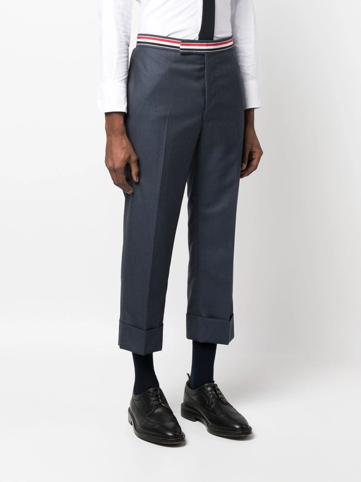 Waistband Low Rise Drop Pants Men