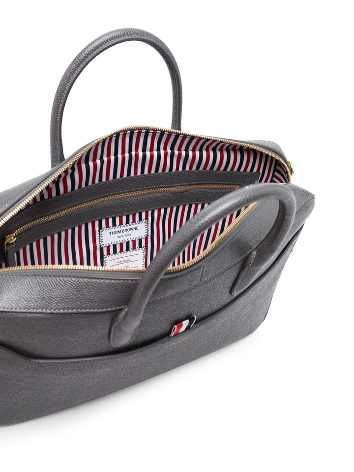 Pebble Grain Leather Business Bag Men