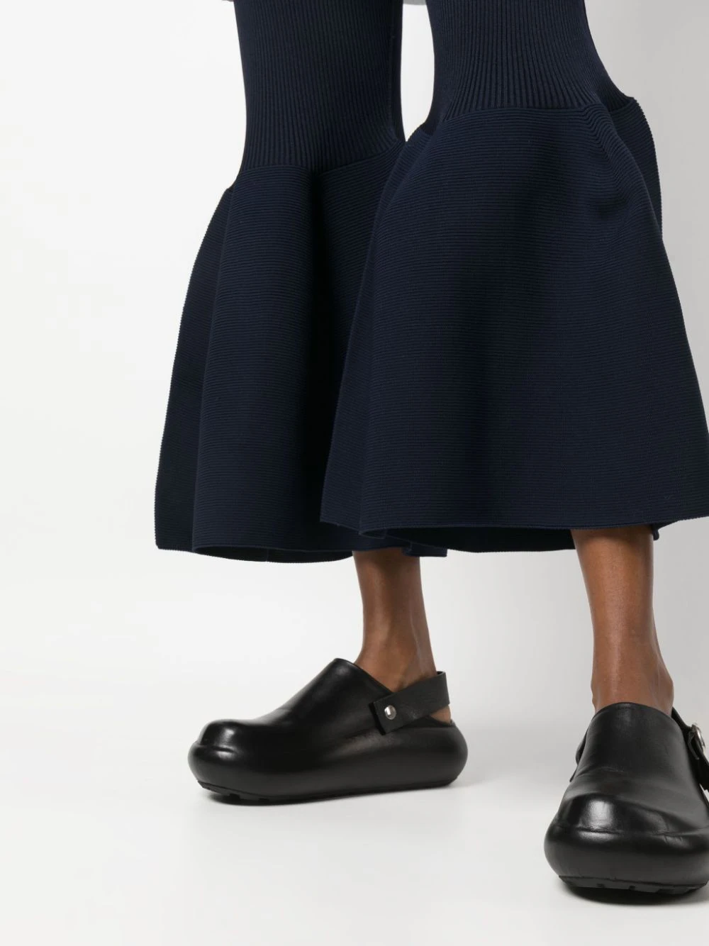 Pottery Cupro Bell Bottom Pants