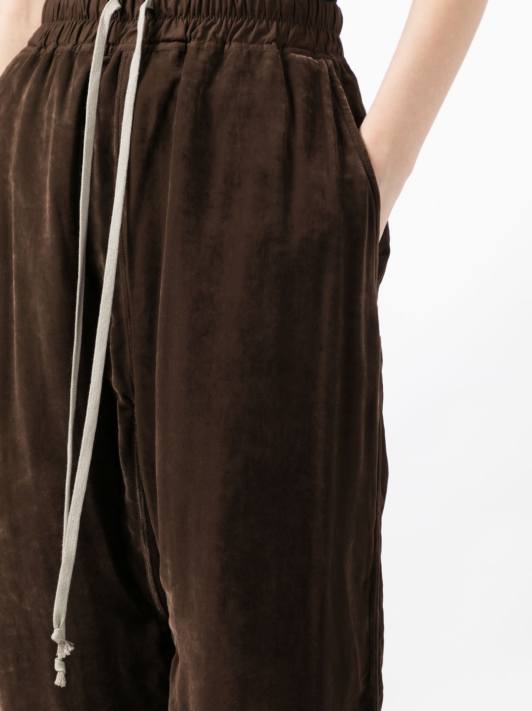 Pantaloni Drawstring Cropped Pants