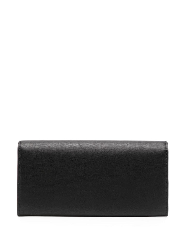 Mulberry Tree Long Wallet Black Micro Classic Grain