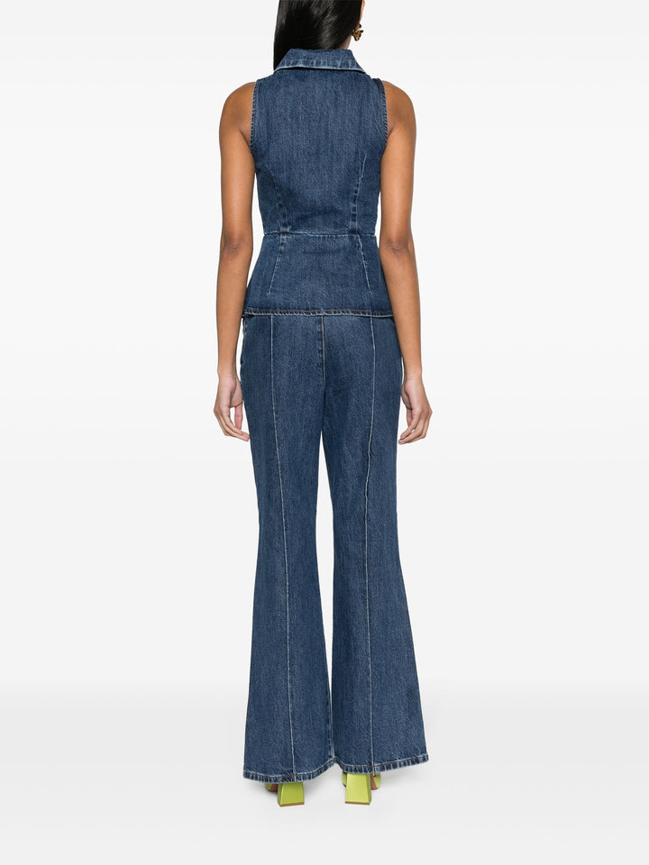 Blue Denim Jumpsuit