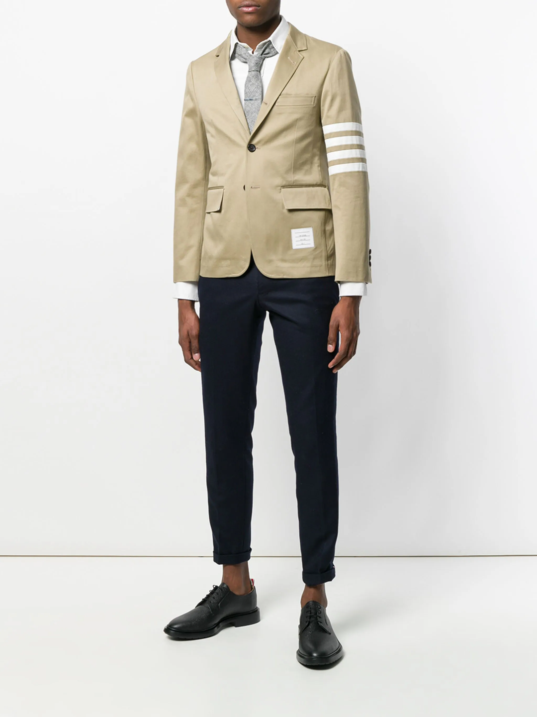 Cotton Twill 4-Bar Unconstructed Classic Sport Coat