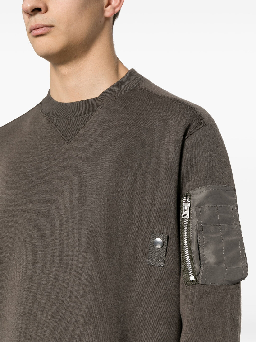 Sponge Sweat Nylon Twill Pullover