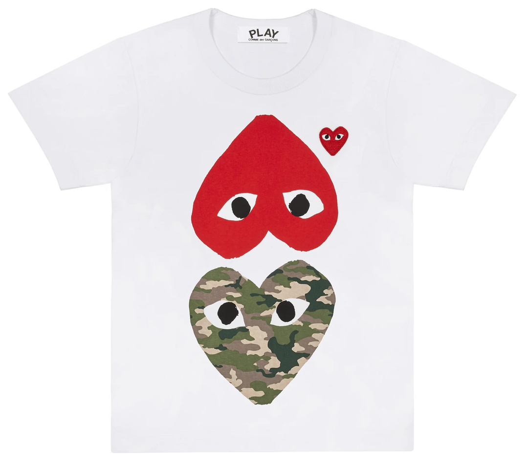 Camo Reverse Heart Tee Women
