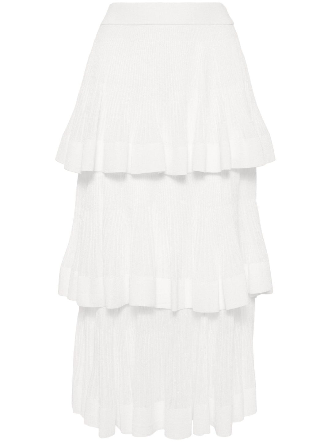 Natura Tiered Ruffle Skirt