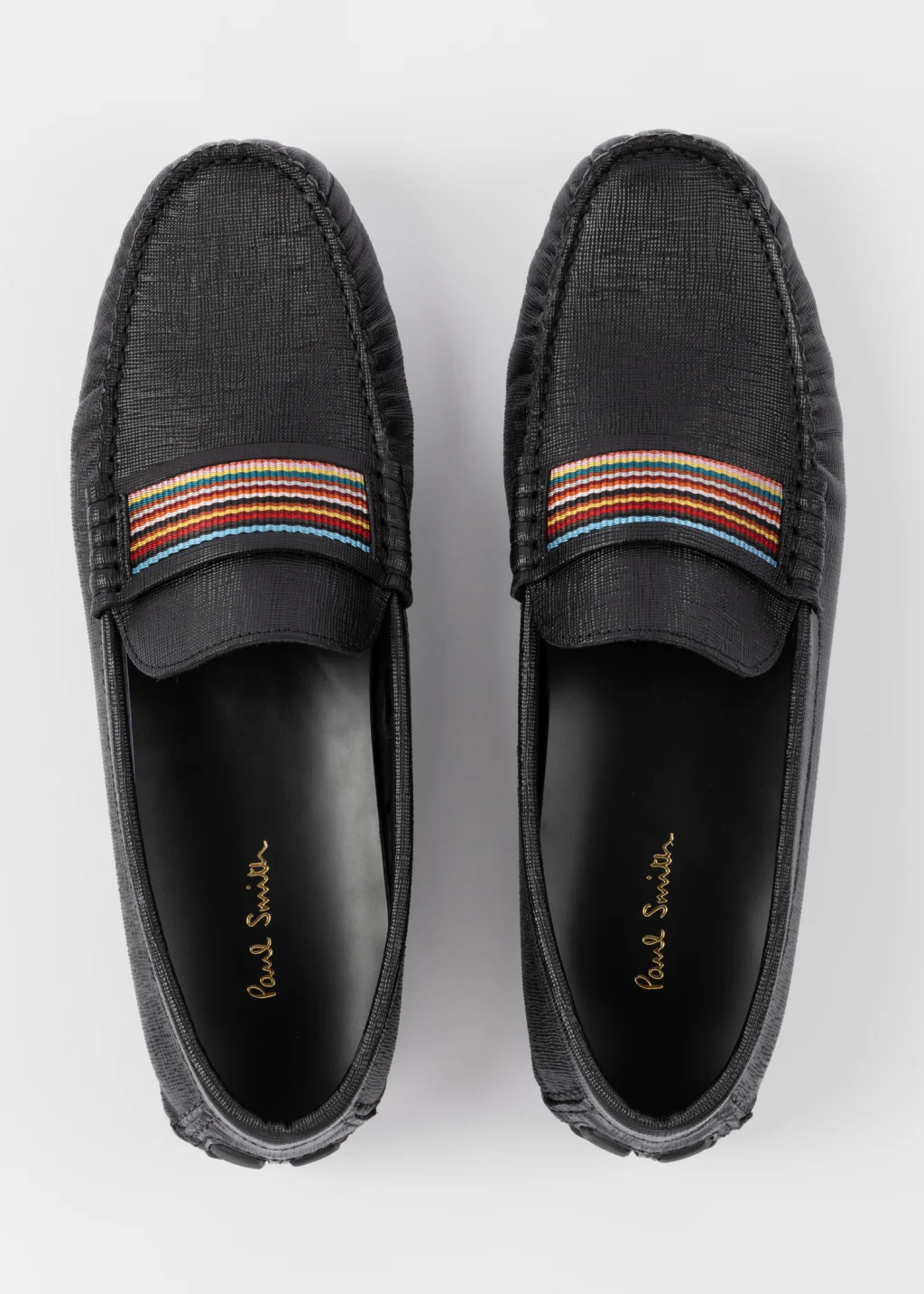 Mens Shoe Colima Black Stripe