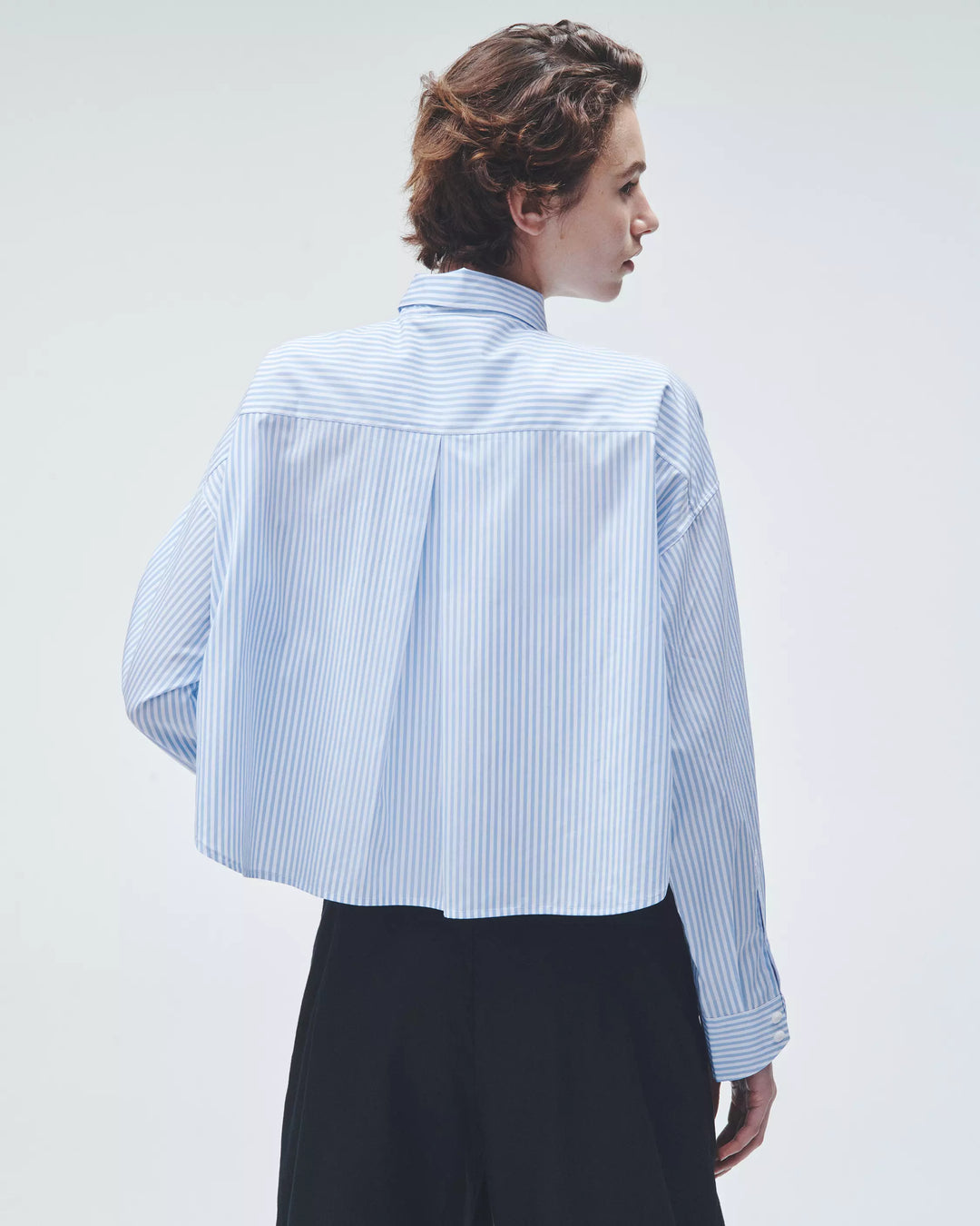 Beatrice Cropped Stripe Shirt