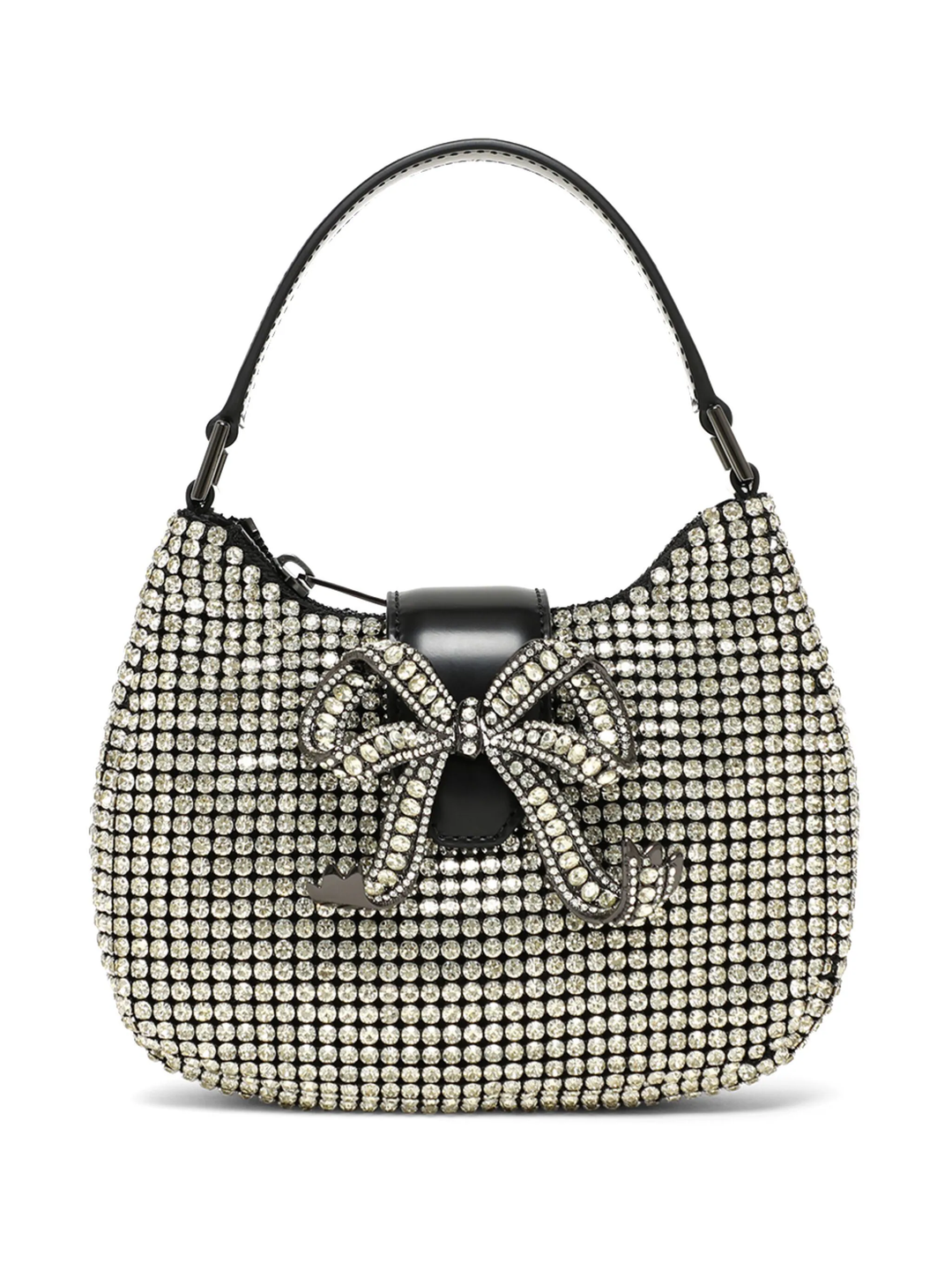 Champagne Diamante Crescent Bag