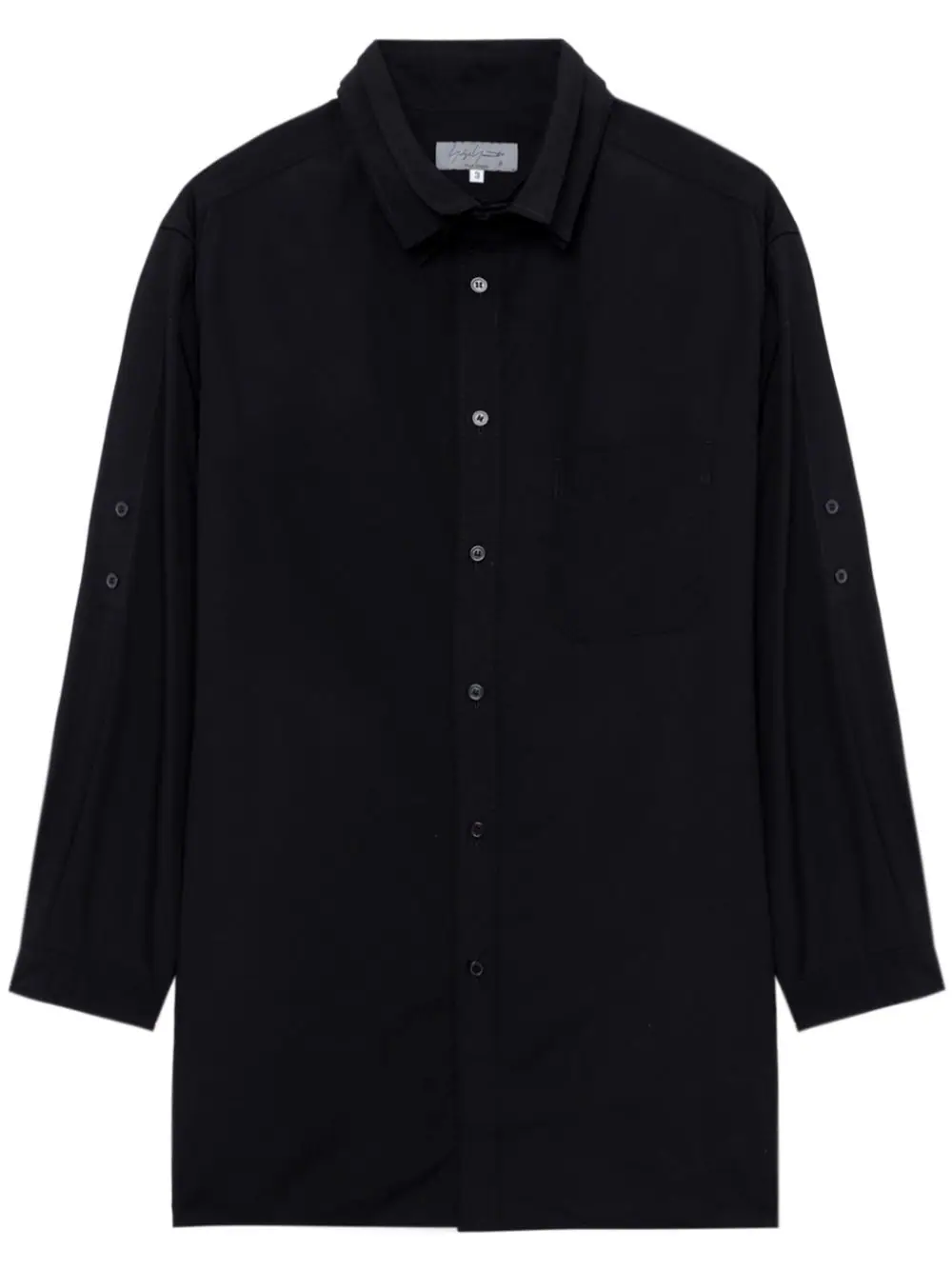 Chain Stitch 3-Layer Collar Shirt